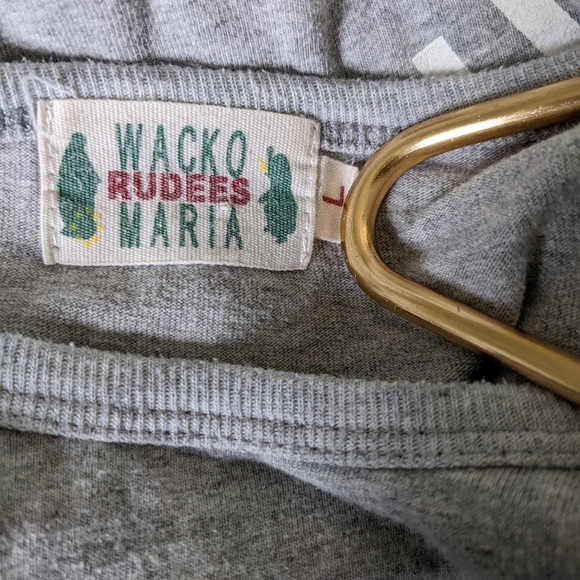 Wacko Maria Rudees Rio T Shirt L Gray Guilty Parties Outrageous Inc Tokyo Japan - Picture 5 of 5